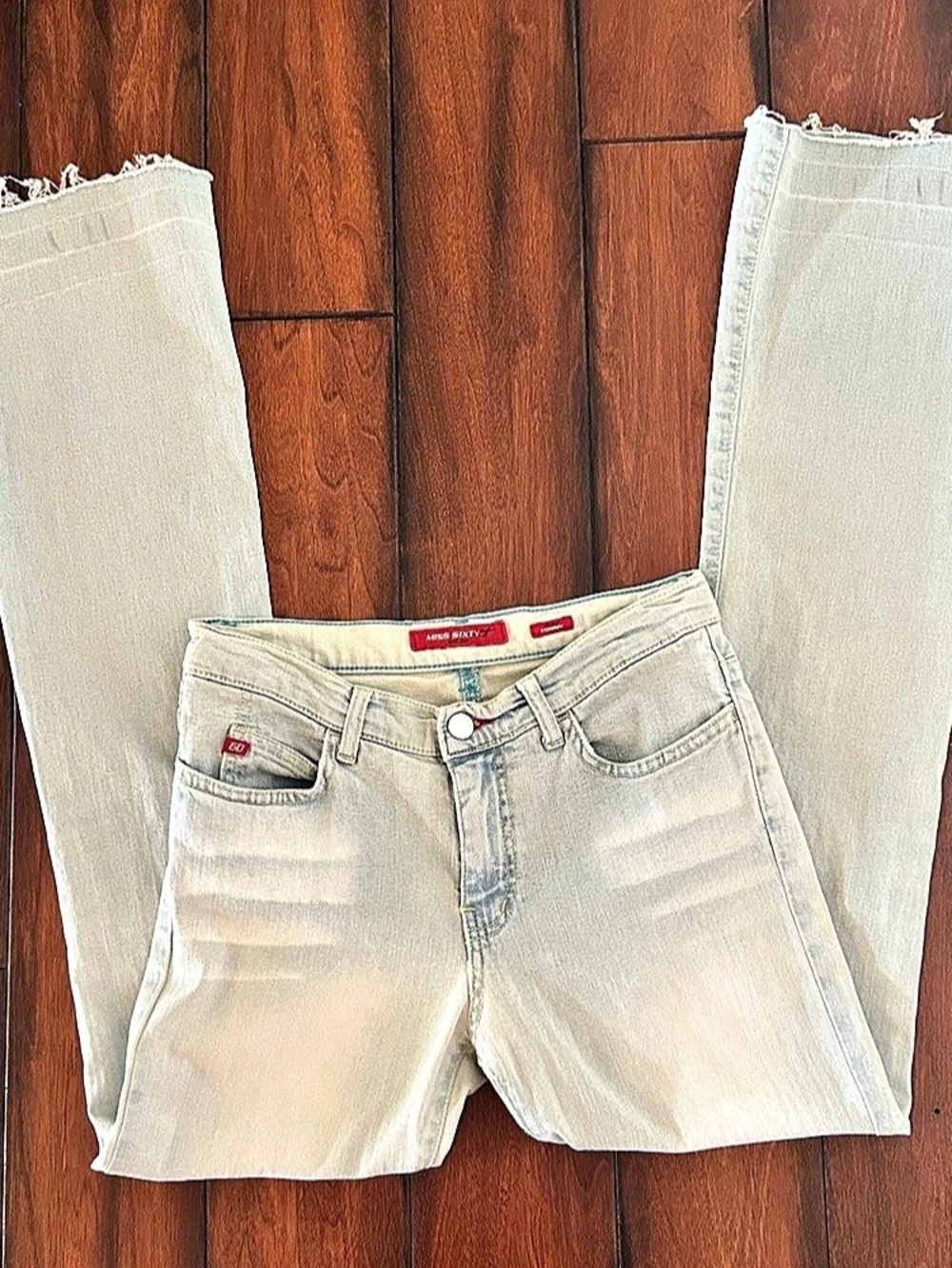 Miss Sixty Y2K low rise flared jeans size 26